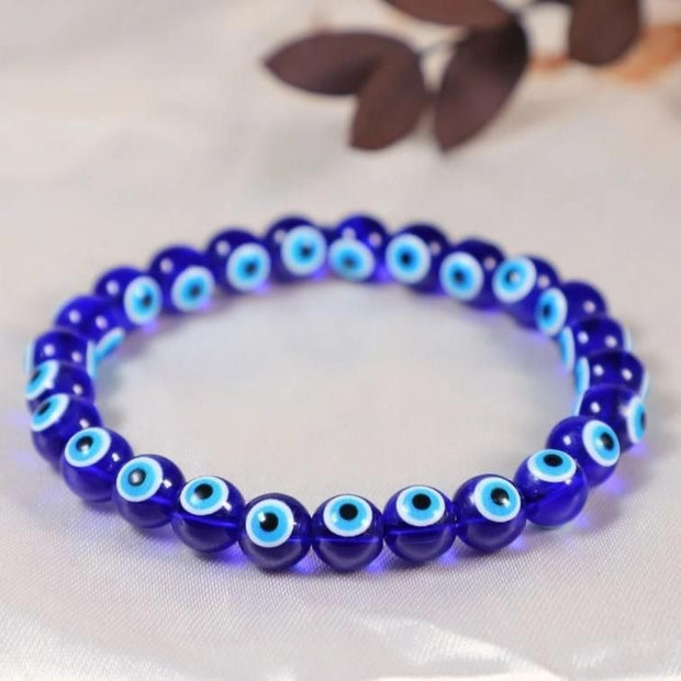 Evil Eye Bracelet Blue Beads